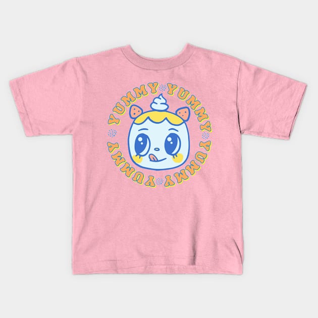 Yummy Cafe Kids T-Shirt by VultureVomitInc